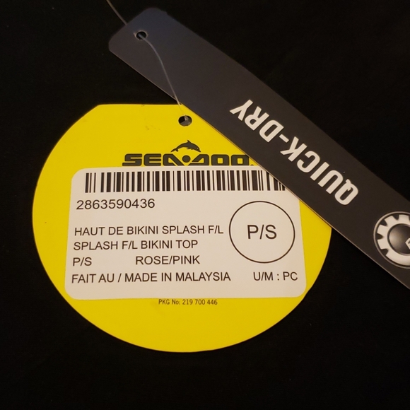 NWT Seadoo Women's Splash Bikini Top - Picture 5 of 5